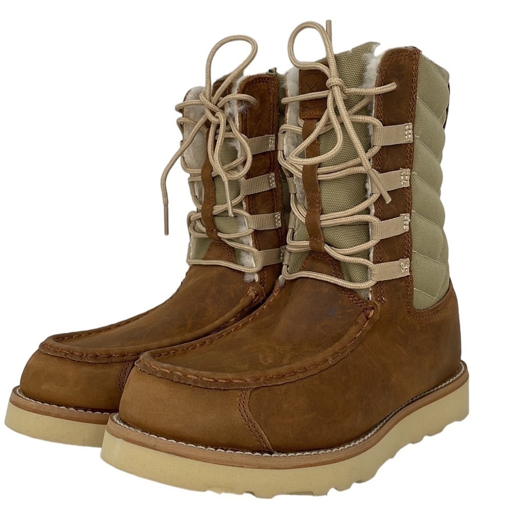 Twisted X Boots NWT Women’s 8” Wedge Sole Oiled Saddle and Tan Size 6 1/2 6.5 - Picture 6 of 14